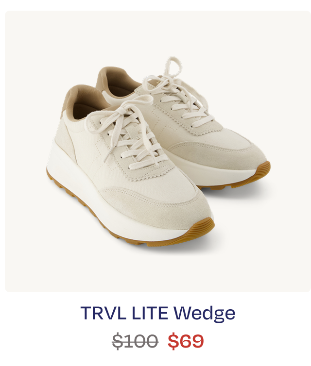 TRVL Lite Wedge Sneaker