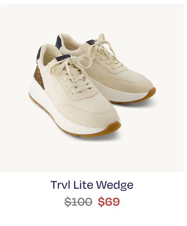 TRVL Lite Wedge Sneaker