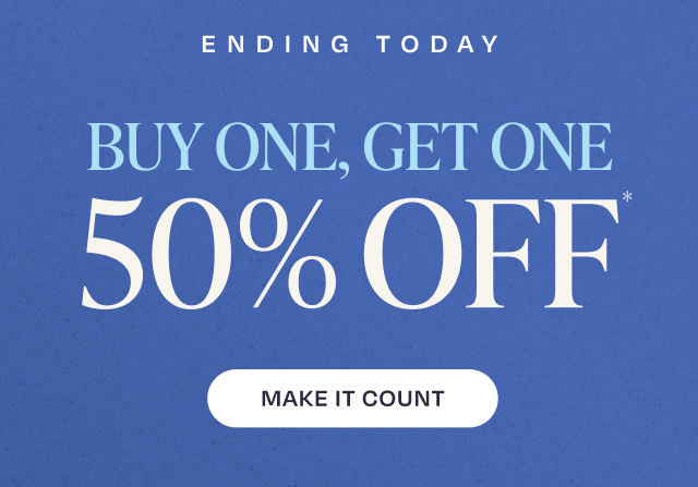 Buy One Get One 50% Off Select Styles