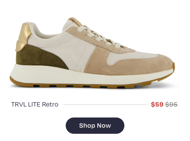 TRVL LITE Retro Runner Sneaker