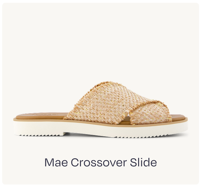 Mae Crossover Slide Sandal