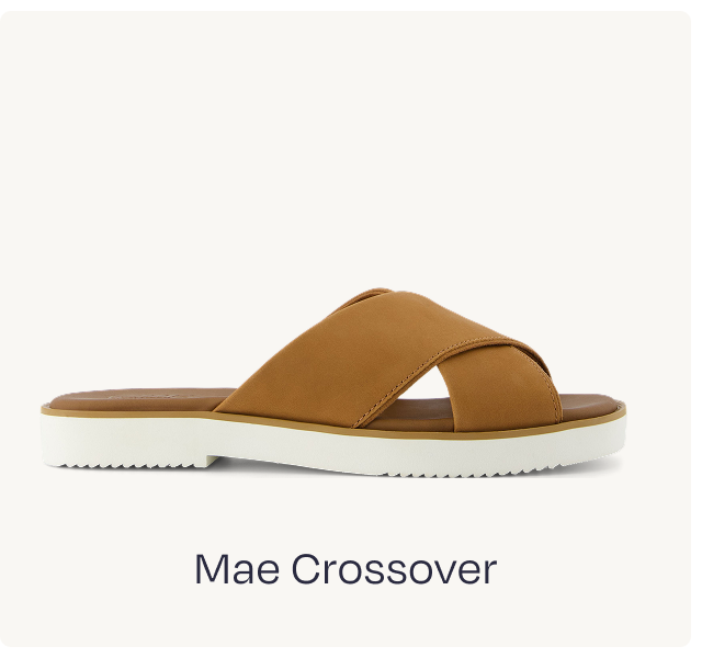 Mae Crossover Slide Sandal