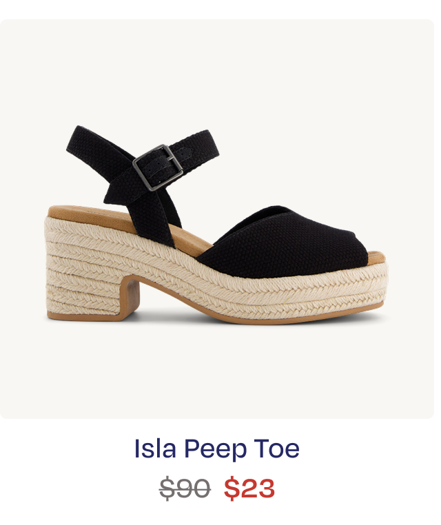 Isla Peep Toe Heeled Sandal