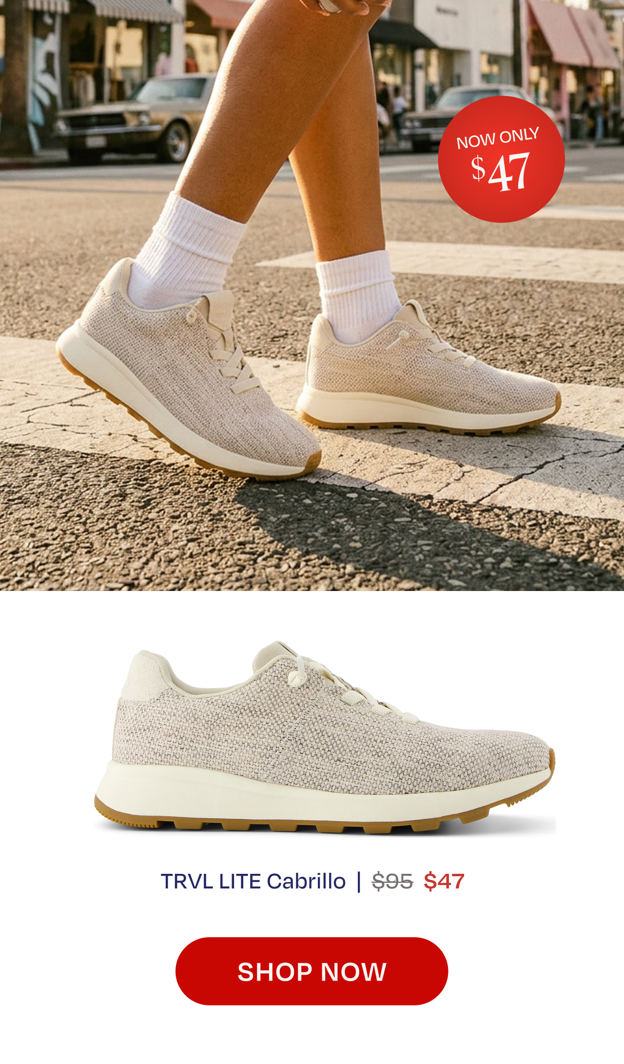 TRVL LITE Cabrillo Sneaker