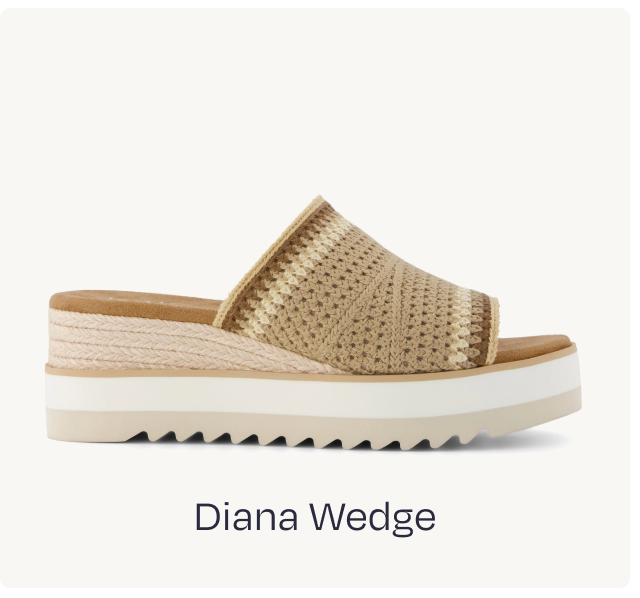 Diana Mule Wedge Sandal