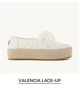 Valencia Lace-Up Platform Espadrille