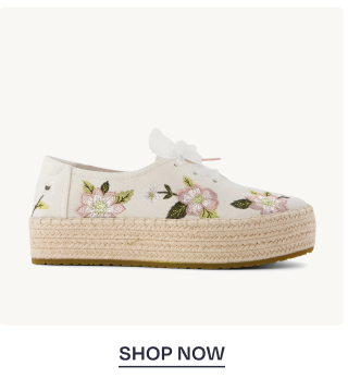 Valencia Lace-Up Platform Espadrille