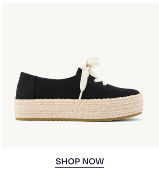 Valencia Lace-Up Platform Espadrille