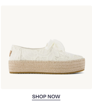 Valencia Lace-Up Platform Espadrille