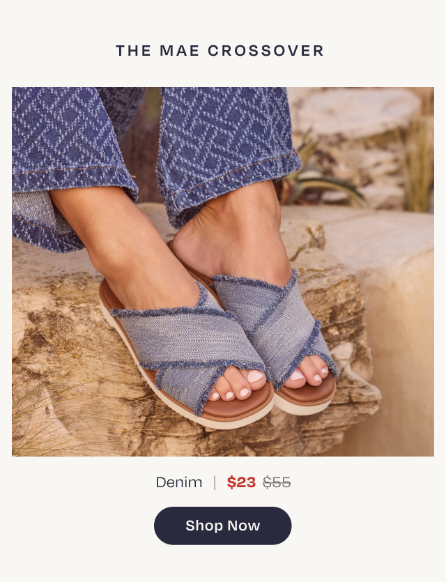 Mae Crossover Slide Sandal