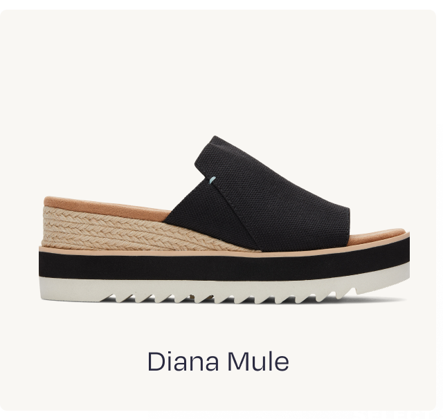 Diana Mule Wedge Sandal