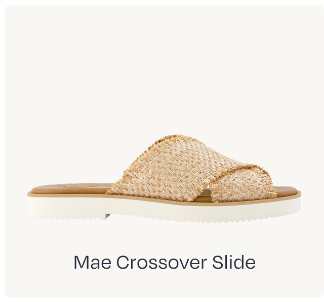 Mae Crossover Slide Sandal