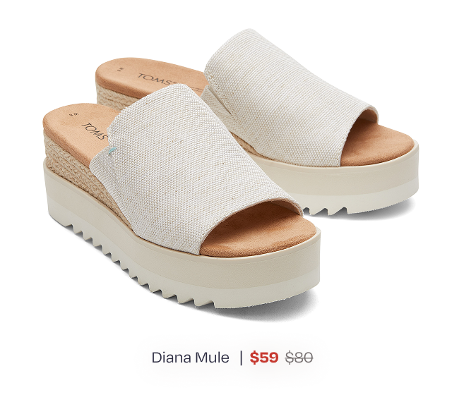 Diana Mule Wedge Sandal