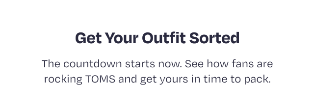 Get Your Outfit Sorted