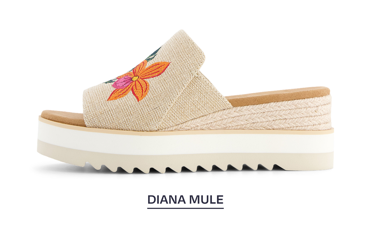 Diana Mule Wedge Sandal