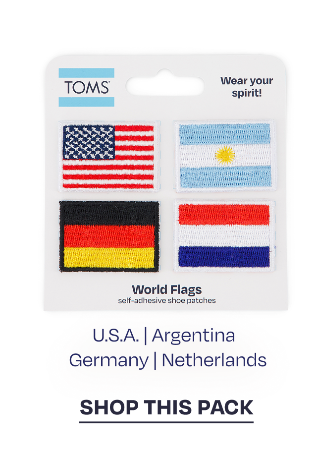 World Flags Patch Packs