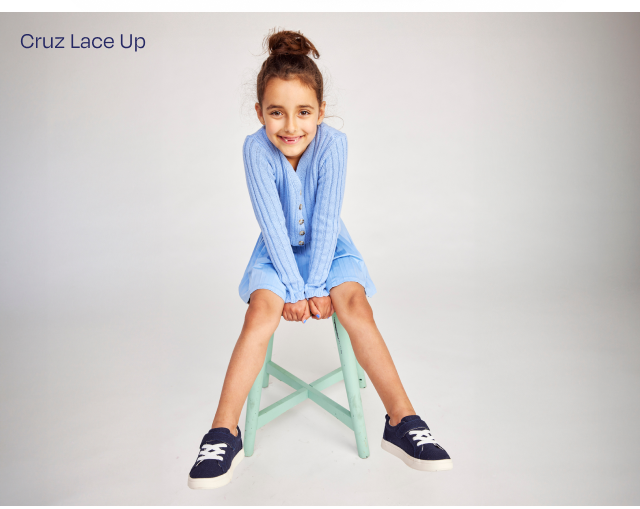 Cruz Lace-Up Kids Sneaker - Image