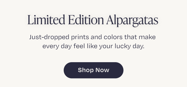 Limited Edition Alpargatas