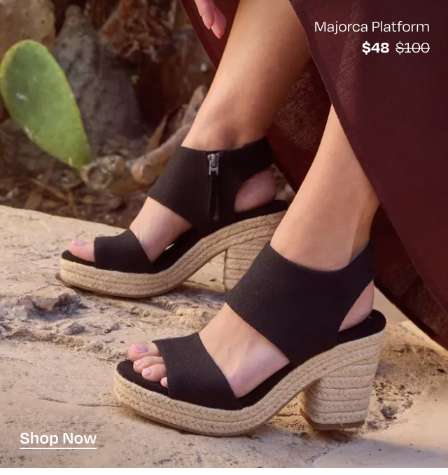 Majorca Rope Platform Sandal