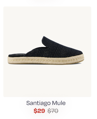 Santiago Mule Espadrille