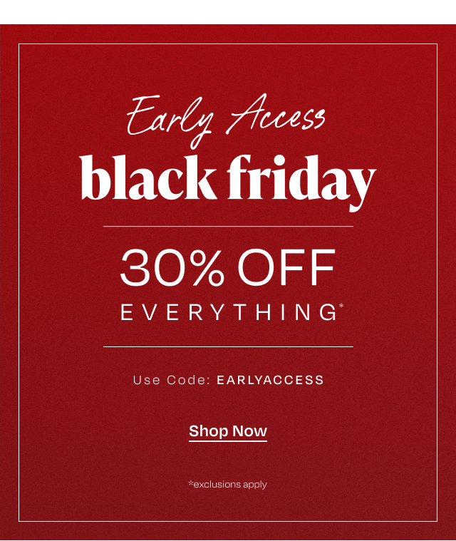 Early Access Black Friday - Image