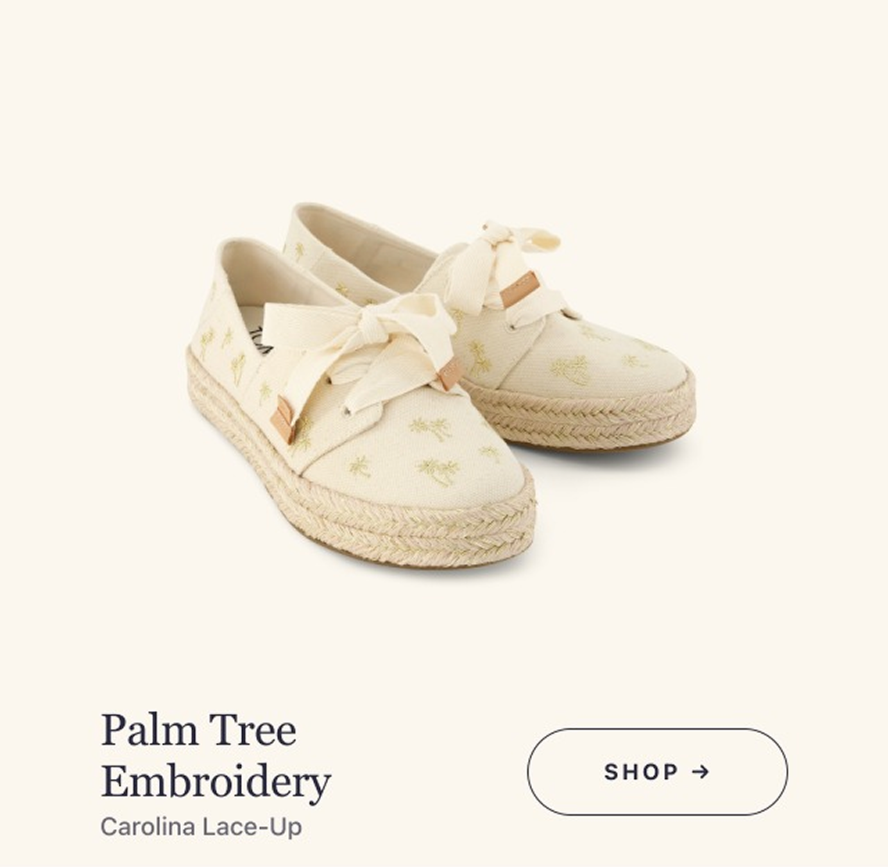 Carolina Lace-Up Espadrille