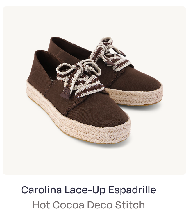 Carolina Lace-Up Espadrille