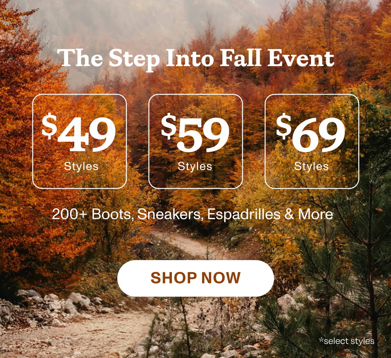 The Step Into Fall Event