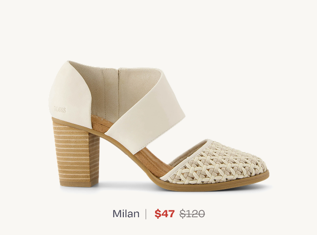 Milan Closed Toe Heel
