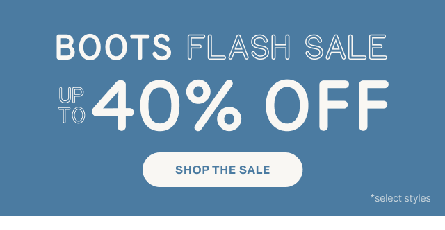 Boots Flash Sale