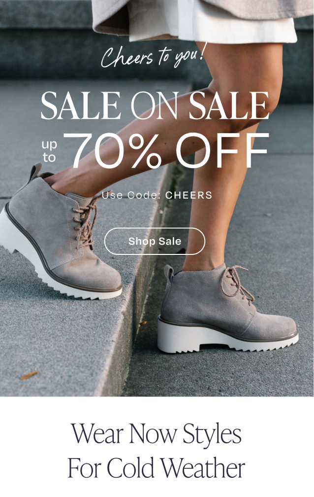 Cheers to You: Sale on Sale—Up to 70% Off