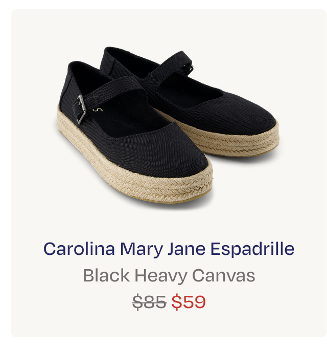 Carolina Mary Jane Espadrille