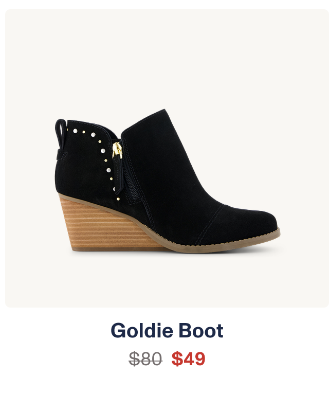 Goldie Wedge Ankle Bootie