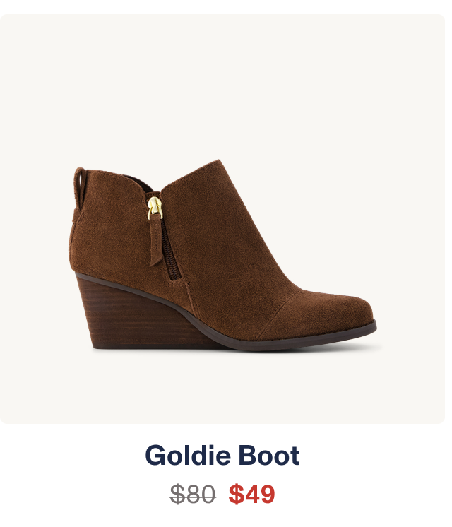 Goldie Wedge Ankle Bootie