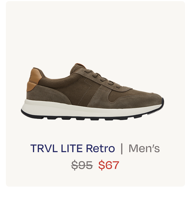 TRVL LITE Retro Runner Sneaker