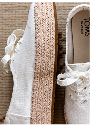Valencia Lace-Up Platform Espadrille