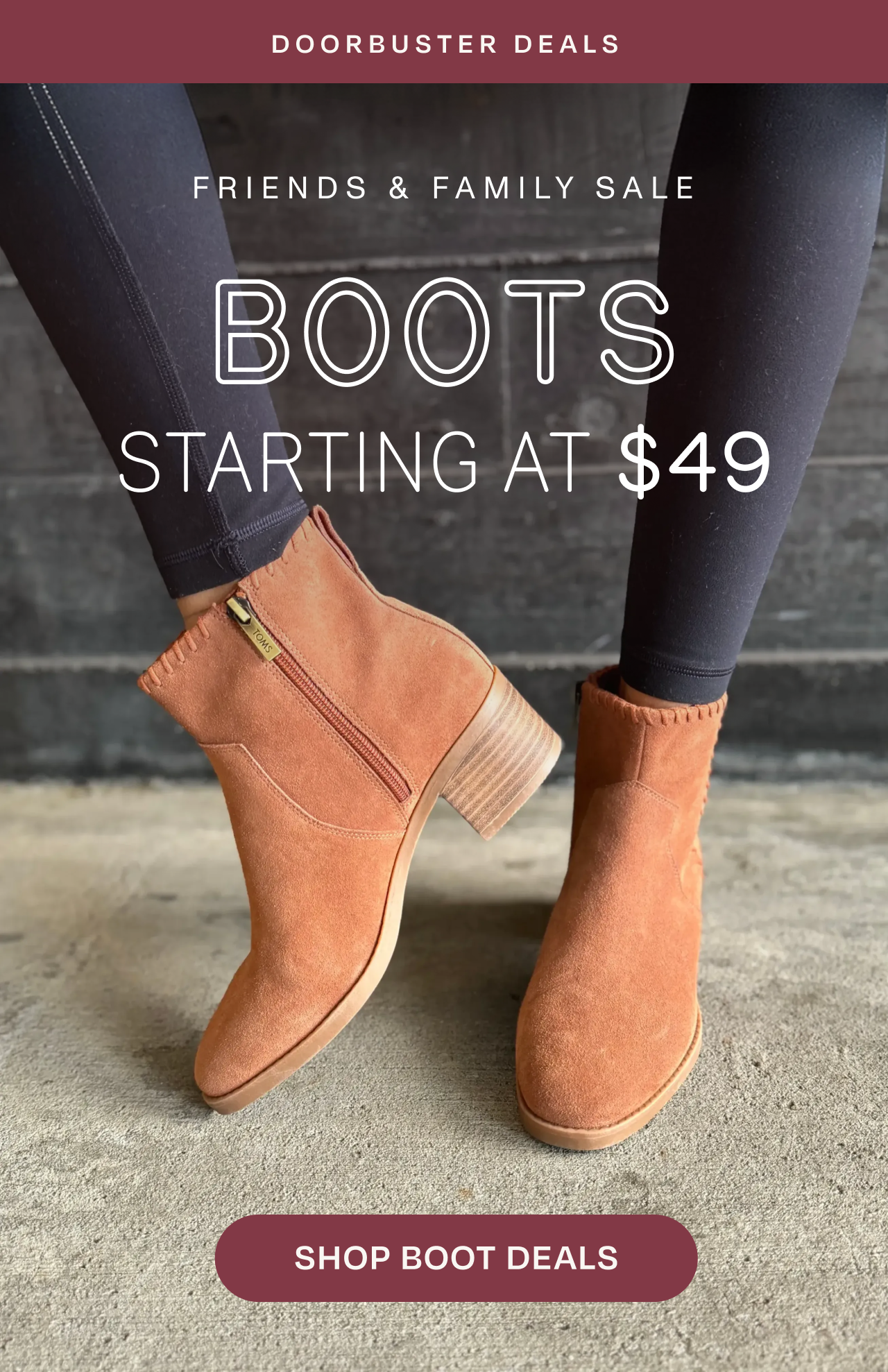 Boots Starting at $49