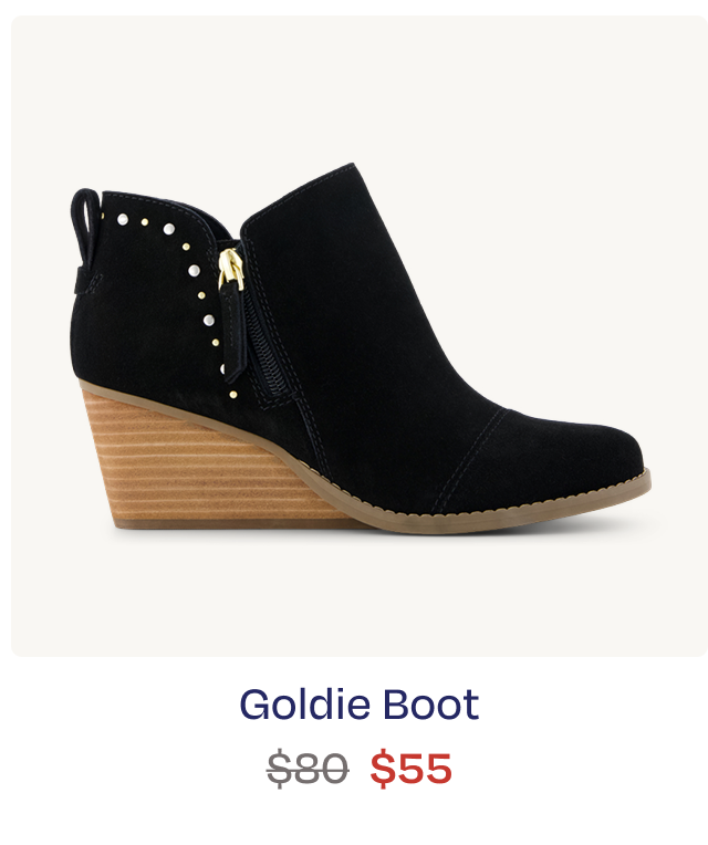 Goldie Wedge Ankle Bootie