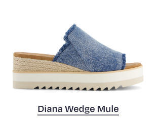 Diana Mule Wedge Sandal