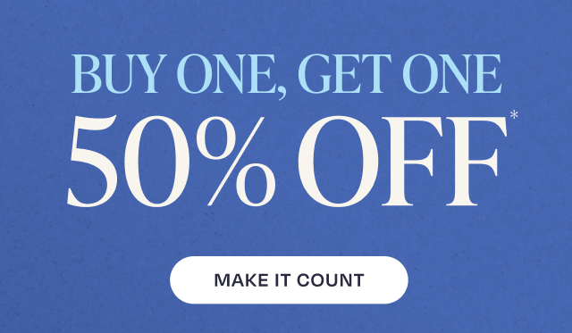 Buy One Get One 50% Off Select Styles