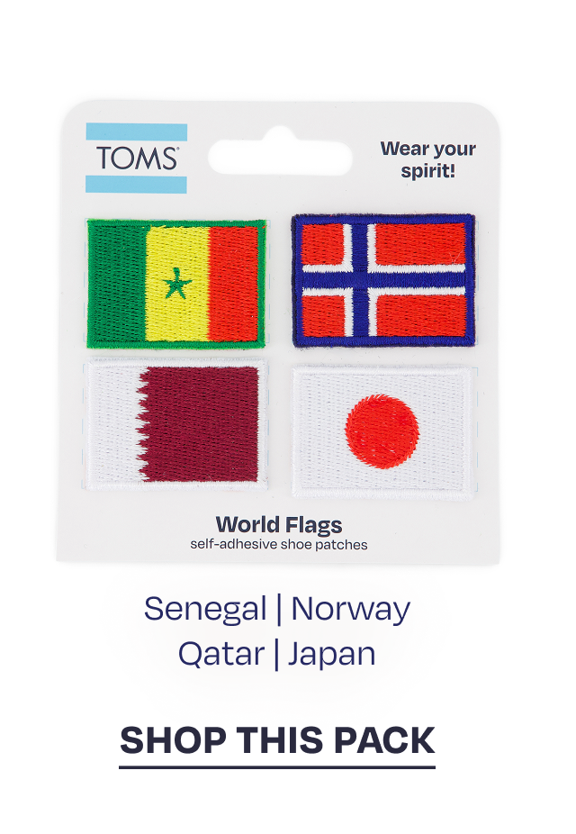 World Flags Patch Packs