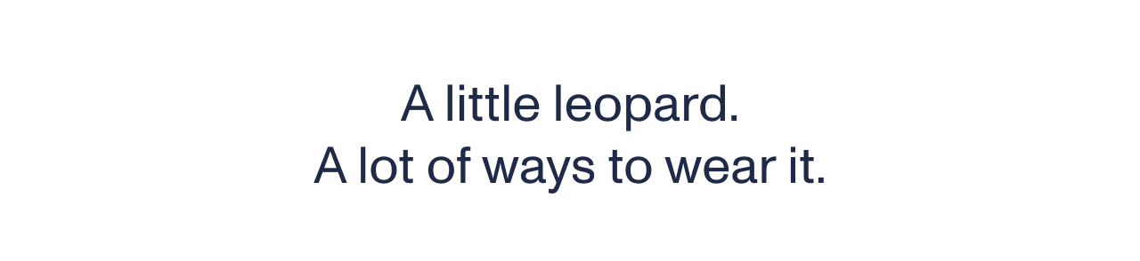 Leopard Prints Starting at $35