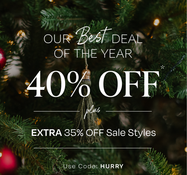 Our Best Deal of the Year - 40% Off