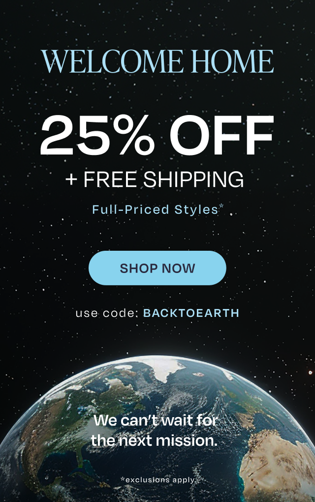 25% Off Select Full-Priced Styles + Free Shipping