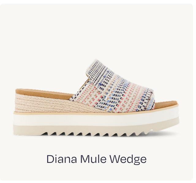 Diana Mule Wedge Sandal