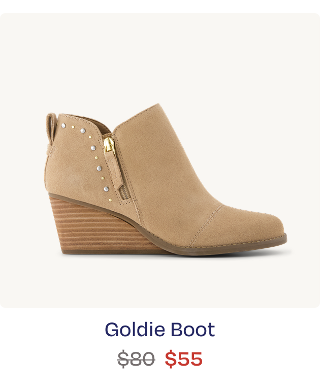 Goldie Wedge Ankle Bootie