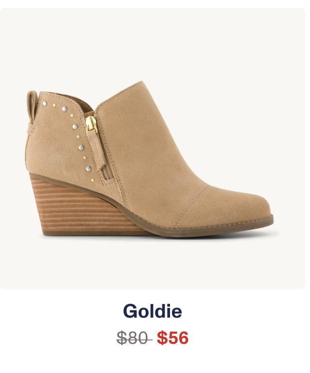 Goldie Wedge Ankle Bootie