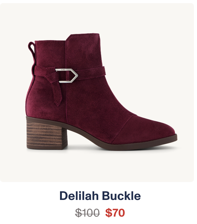 Delilah Buckle Ankle Boot