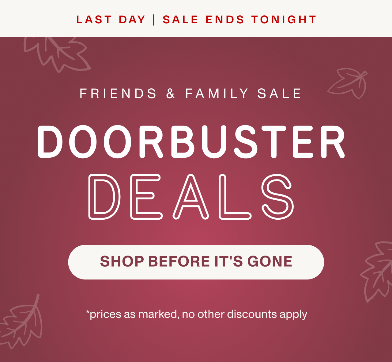Doorbuster Deals