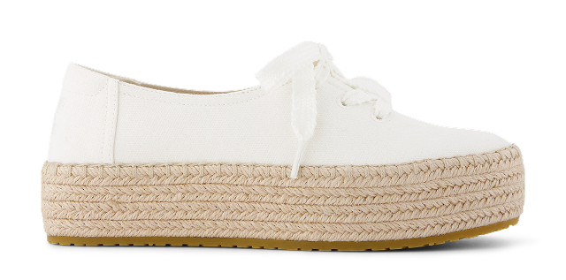 Valencia Lace-Up Platform Espadrille